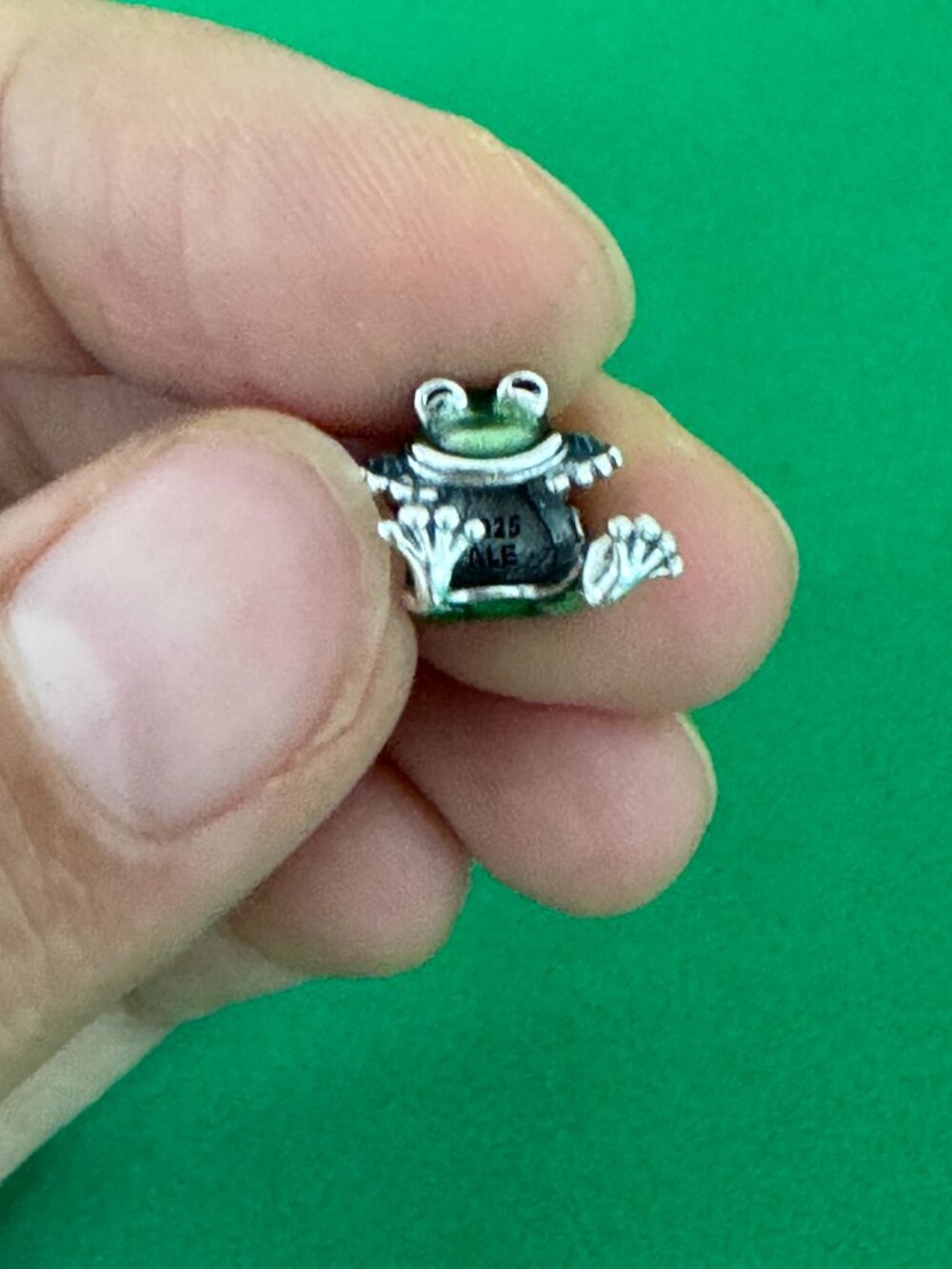 Pandora Climbing Frog Charm